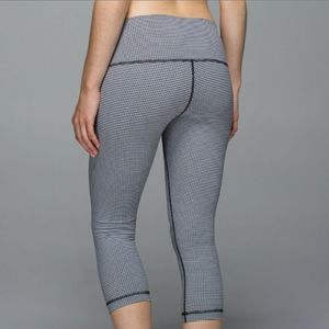 LULULEMON wunder under crop ii leggings